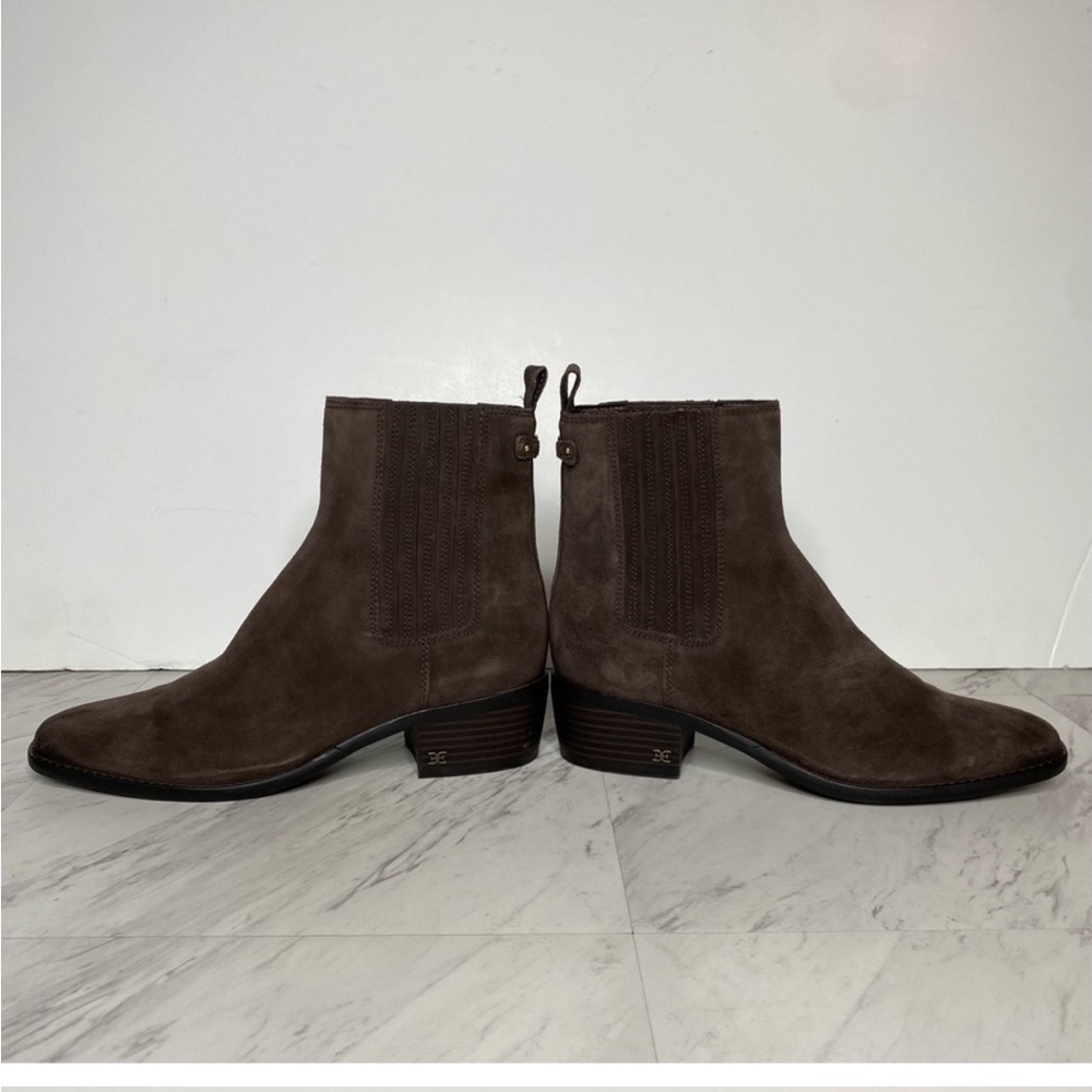 Sam Edelman Bronson Brown Suede Bootie 9M